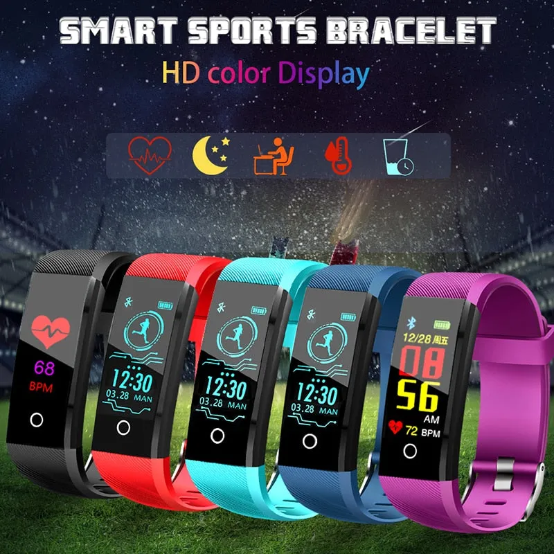 2019New Smartwatch Men Fitness Tracker Pedometer Sport Watch Blood Pressure Heart Rate Monitor Women Smart Watch for ios Android