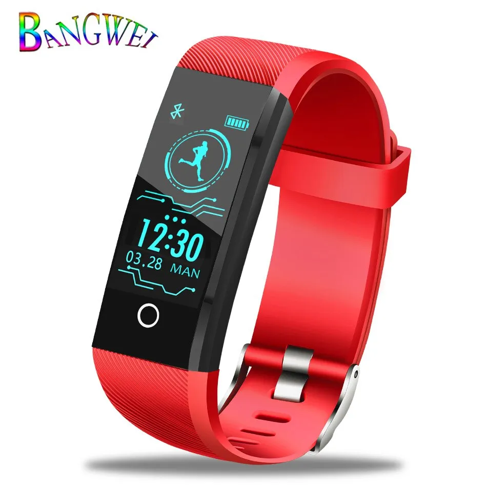 2019New Smartwatch Men Fitness Tracker Pedometer Sport Watch Blood Pressure Heart Rate Monitor Women Smart Watch for ios Android