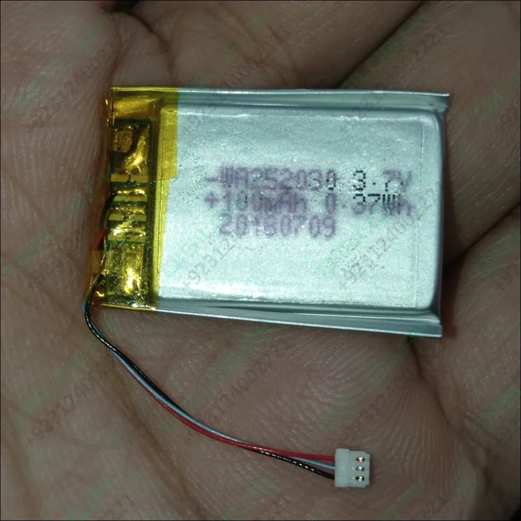 3.7v 100mah Lithium-ion Polymer Battery - High Energy, Compact Power Source