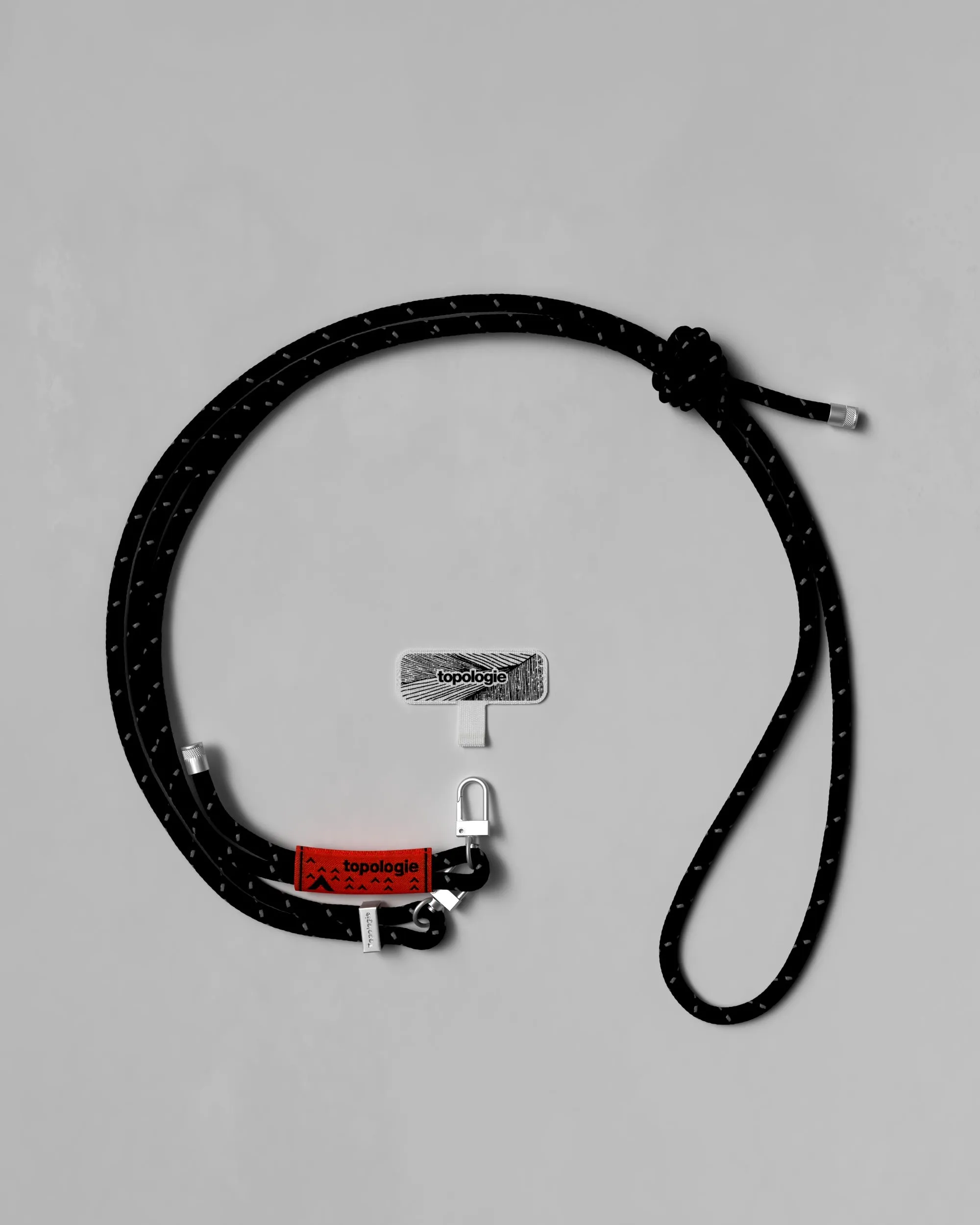 6.0mm Rope / Black Reflective   Phone Strap Adapter