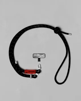 6.0mm Rope / Black Reflective   Phone Strap Adapter