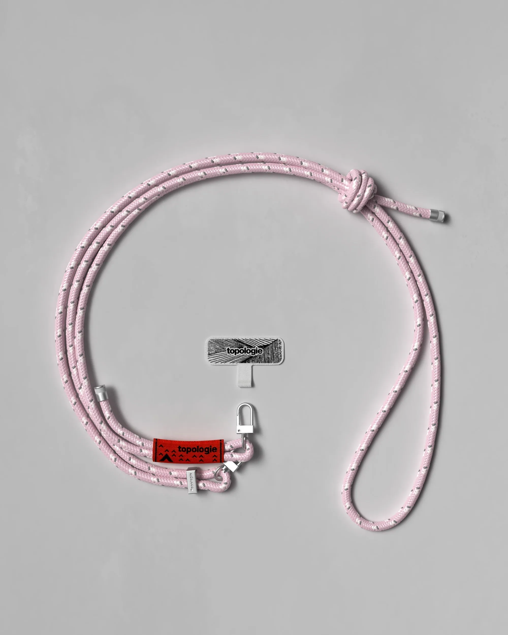 6.0mm Rope / Blush Reflective   Phone Strap Adapter