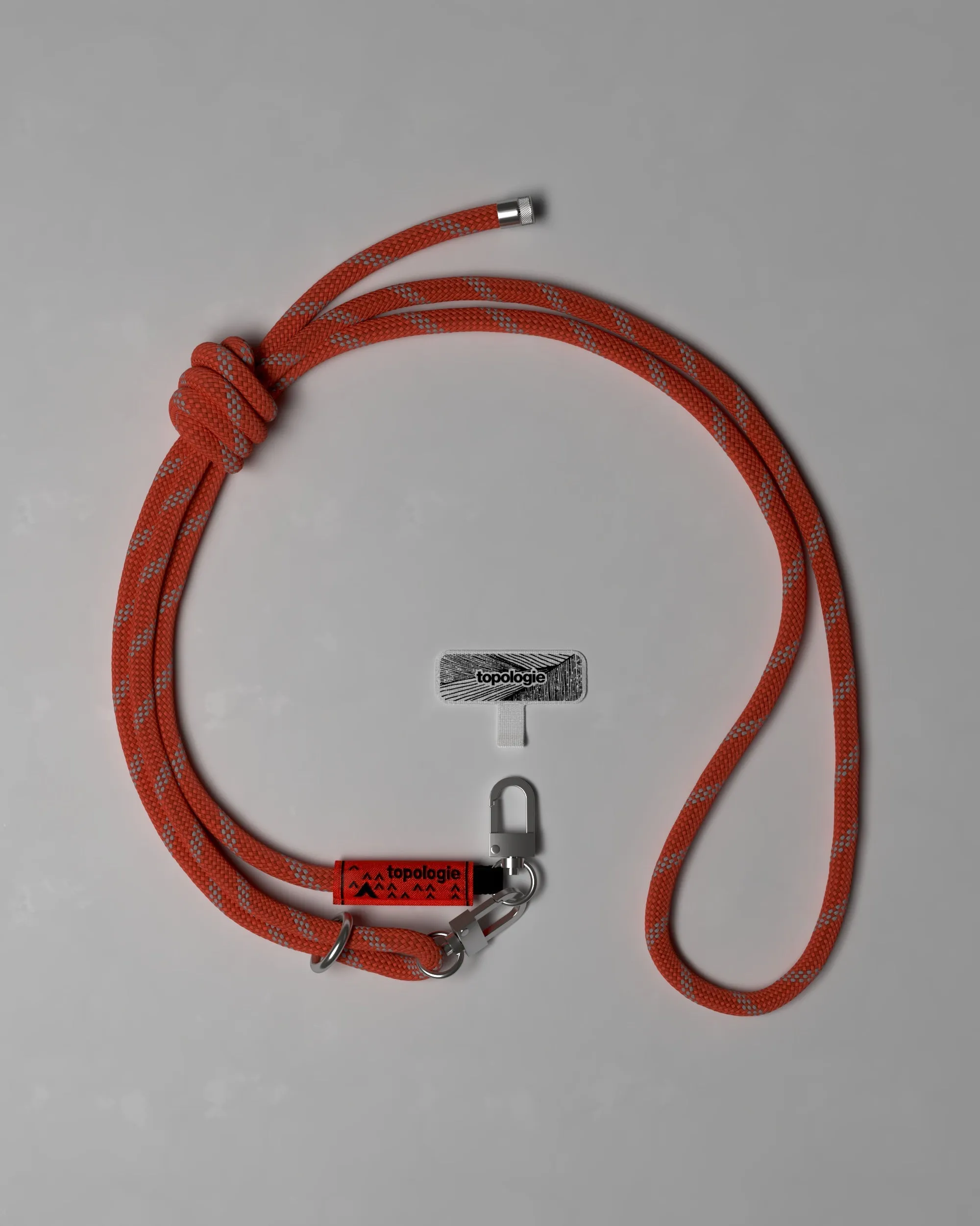 8.0mm Rope / Oxide Reflective   Phone Strap Adapter