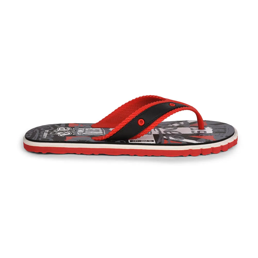 A-HA By Liberty AHA-32 Red Flip-Flops For Men