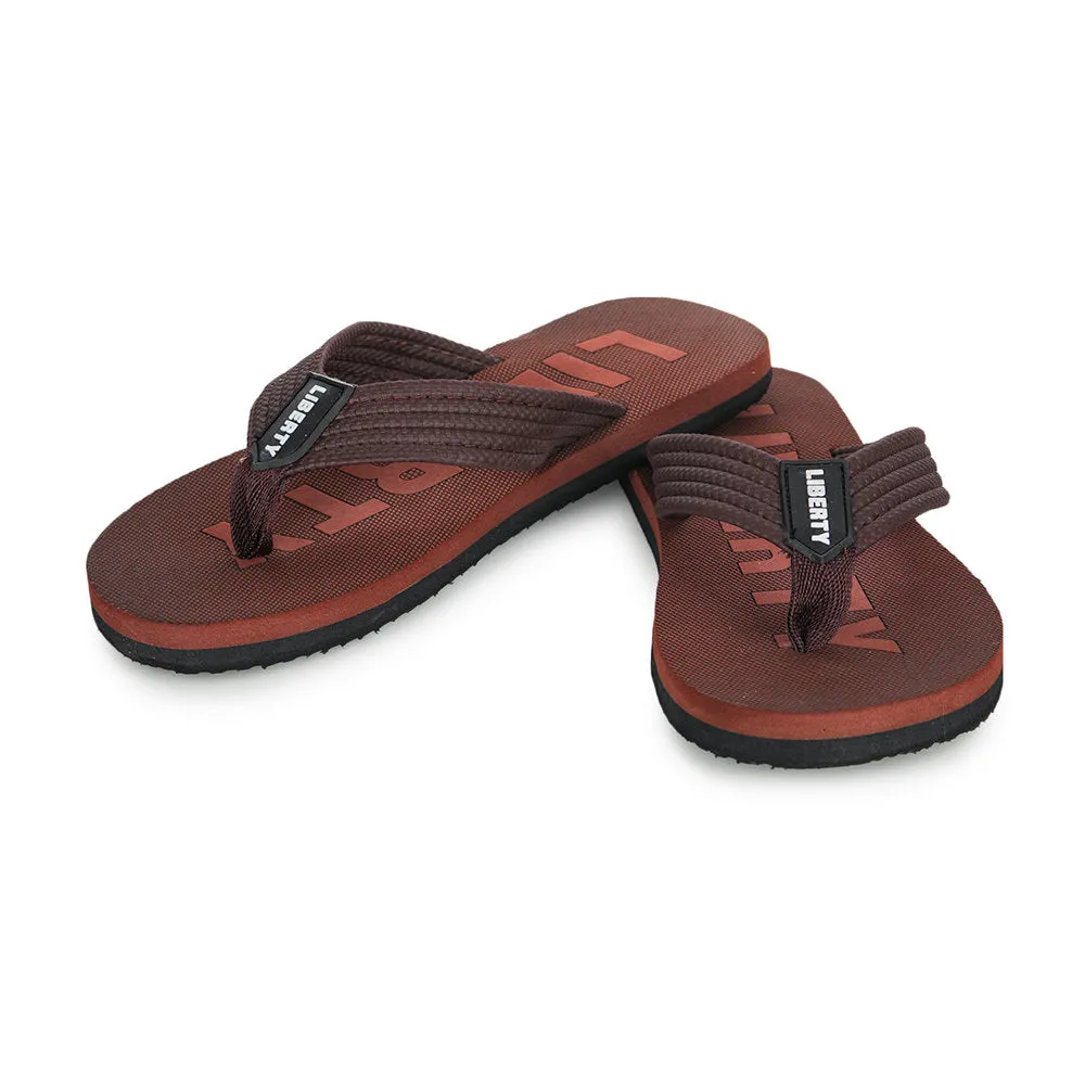 A-HA By Liberty UTM-3 Brown Flip-Flop For Men