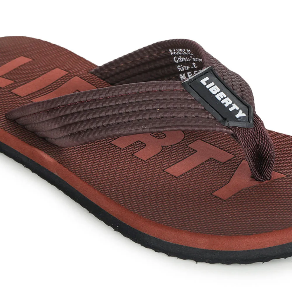 A-HA By Liberty UTM-3 Brown Flip-Flop For Men