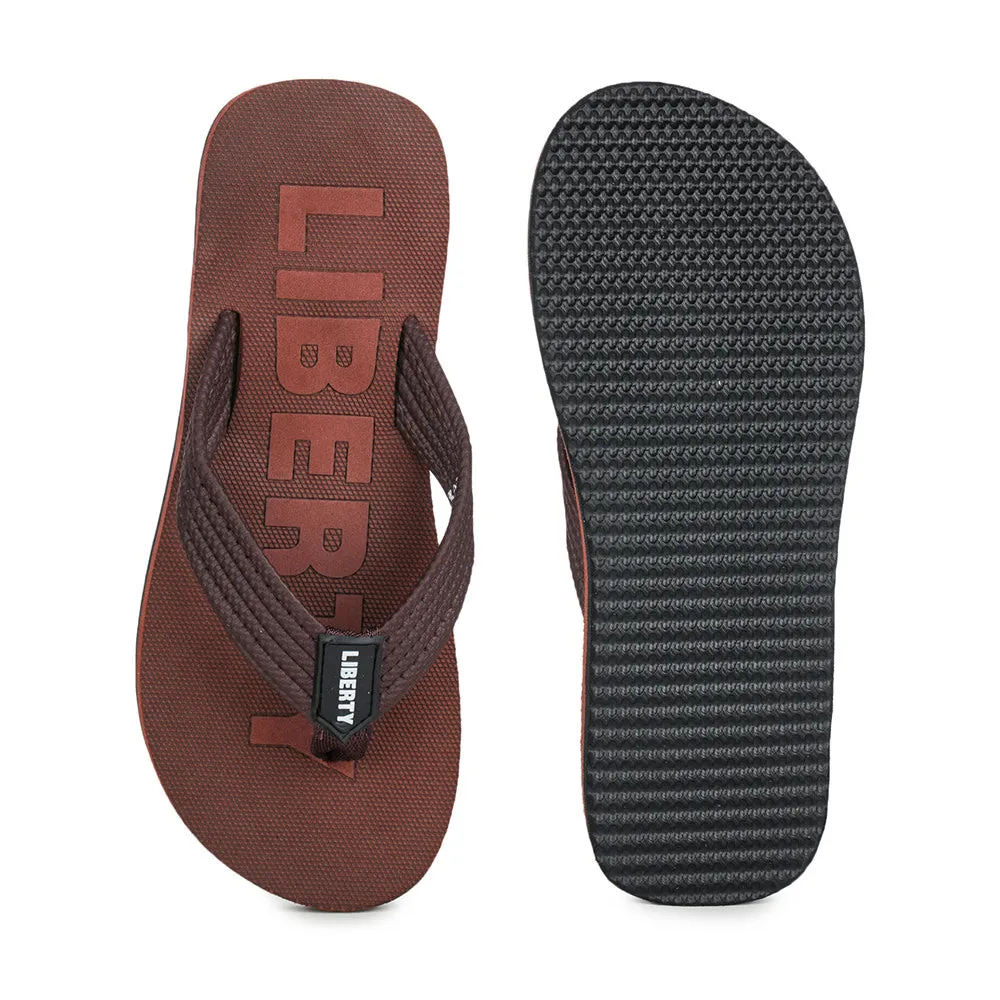 A-HA By Liberty UTM-3 Brown Flip-Flop For Men