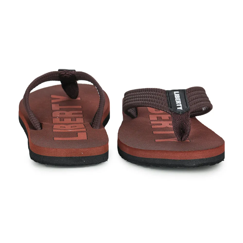 A-HA By Liberty UTM-3 Brown Flip-Flop For Men