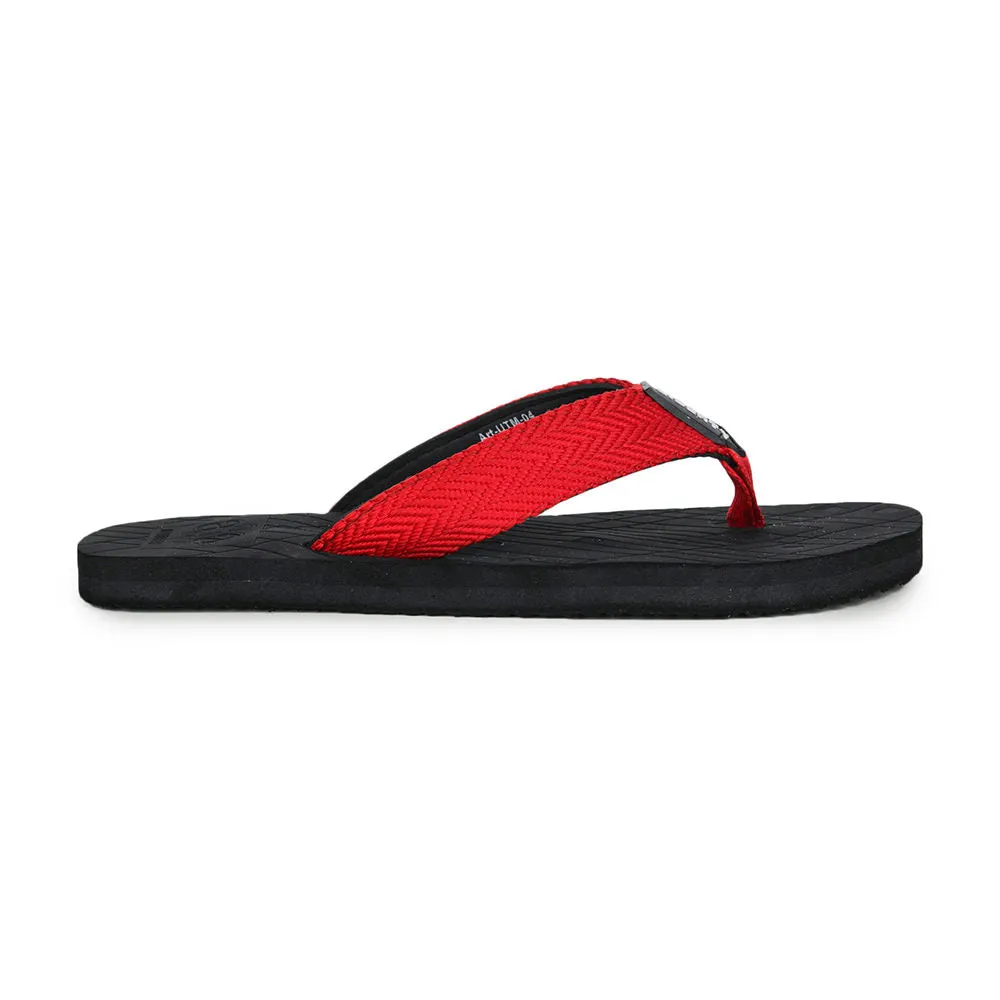 A-HA By Liberty UTM-4 Black Flip-Flop For Men