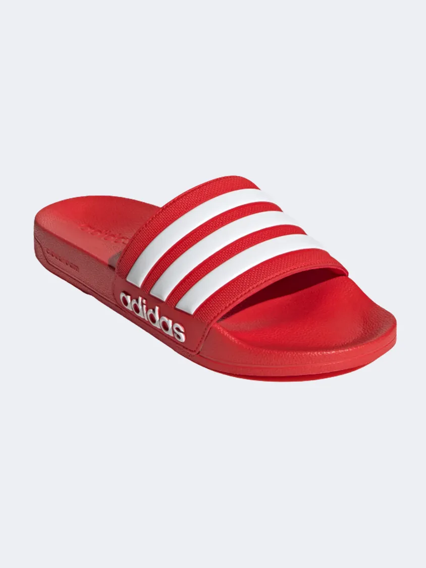 Adidas Adilette Shower Unisex Swim Slippers Red/White