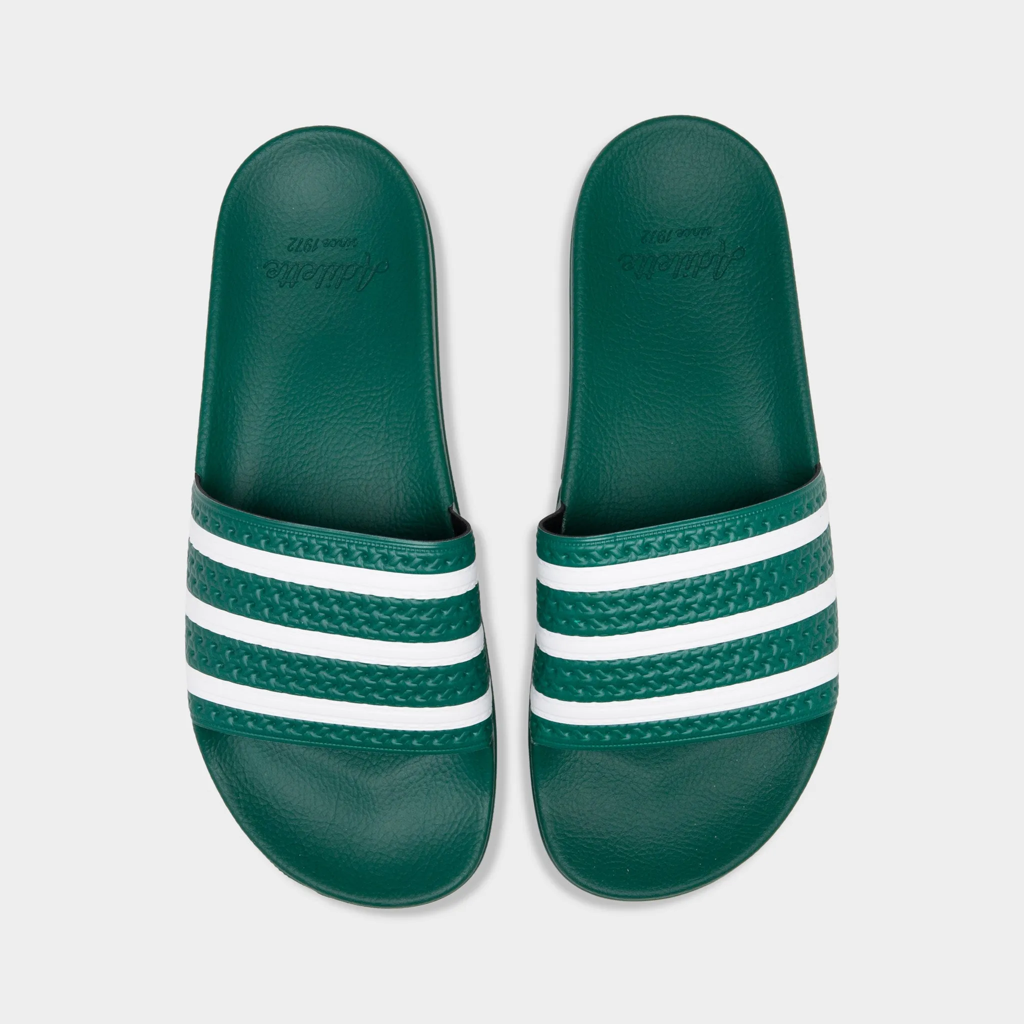 adidas Originals Adilette Slides Collegiate Green / Cloud White - Collegiate Green