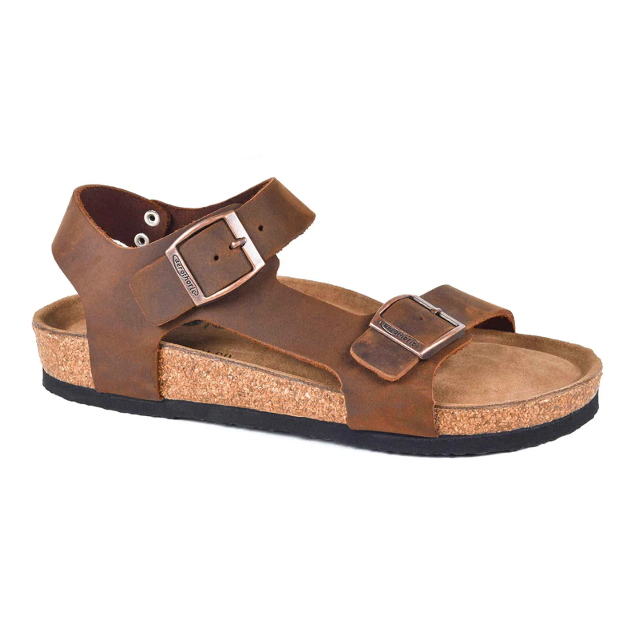 Aerothotic - Aegis Women Ankle Strap Leather Sandals