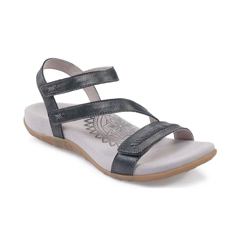 Aetrex Gabby Adjustable Quarter Strap Sandal