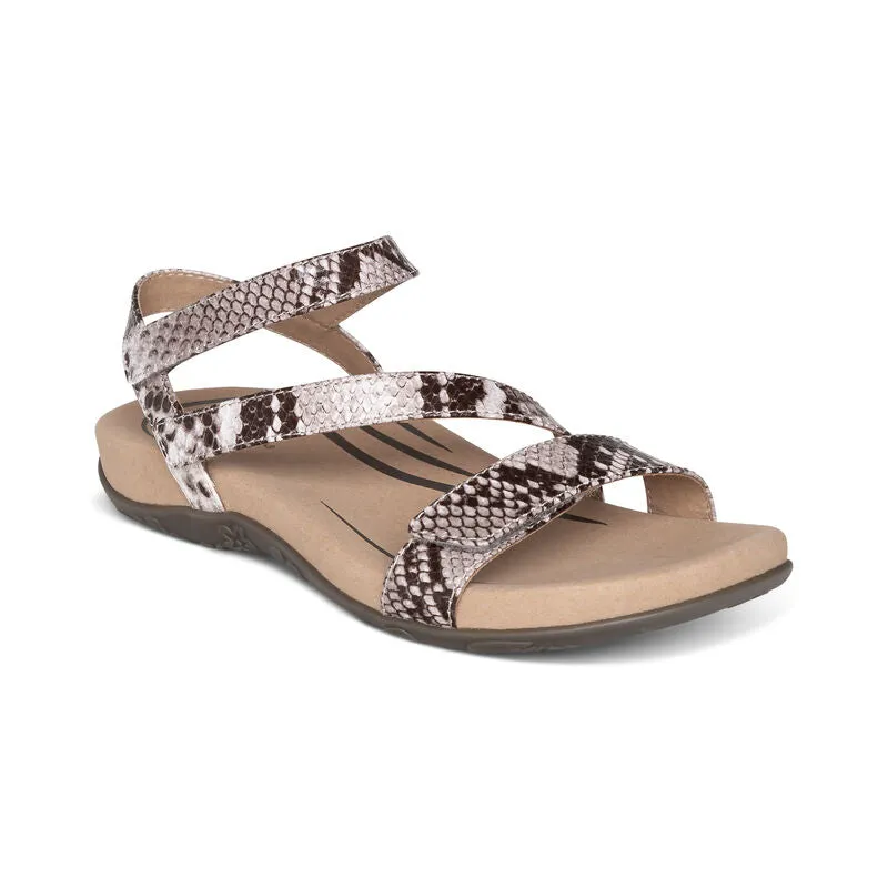 Aetrex Gabby Adjustable Quarter Strap Sandal