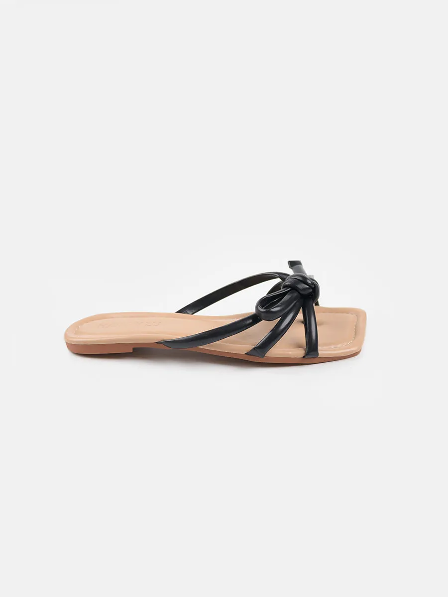 Ailee Knot Flat Sandals