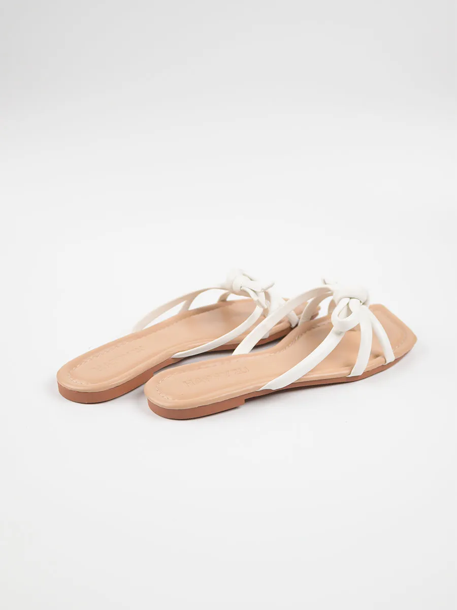 Ailee Knot Flat Sandals