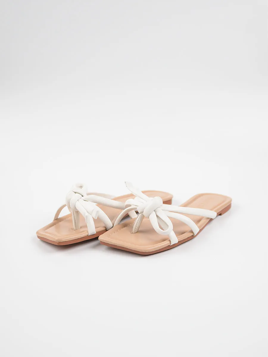 Ailee Knot Flat Sandals