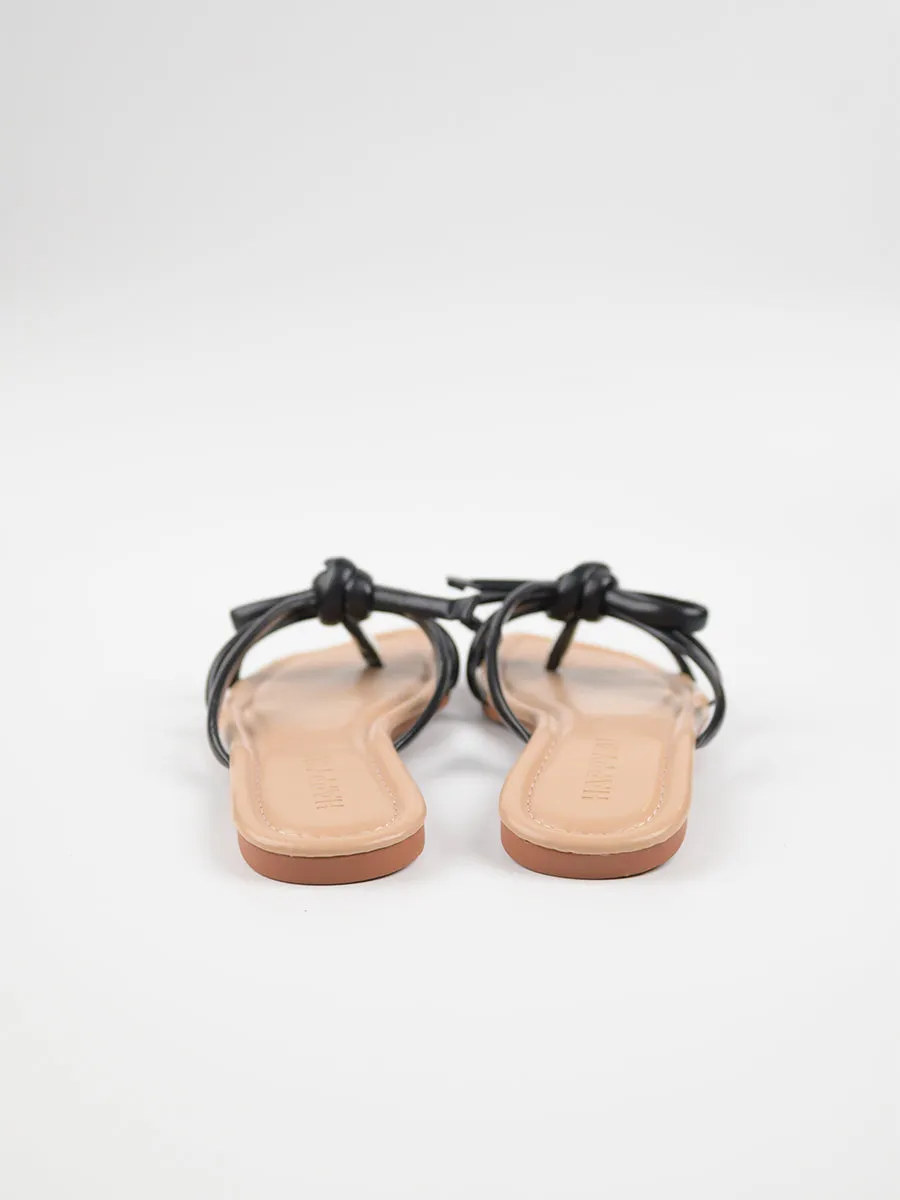 Ailee Knot Flat Sandals