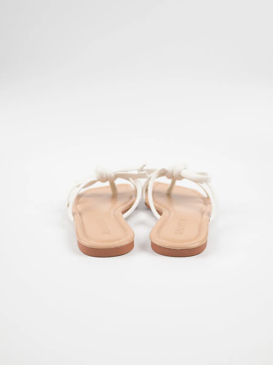 Ailee Knot Flat Sandals