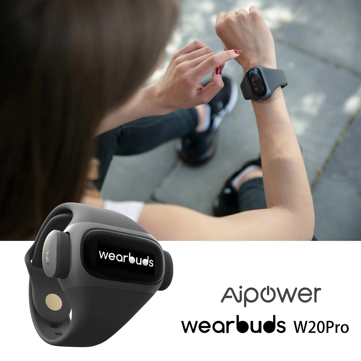 Aipower Wearbuds Pro & Fitness Activity Tracker