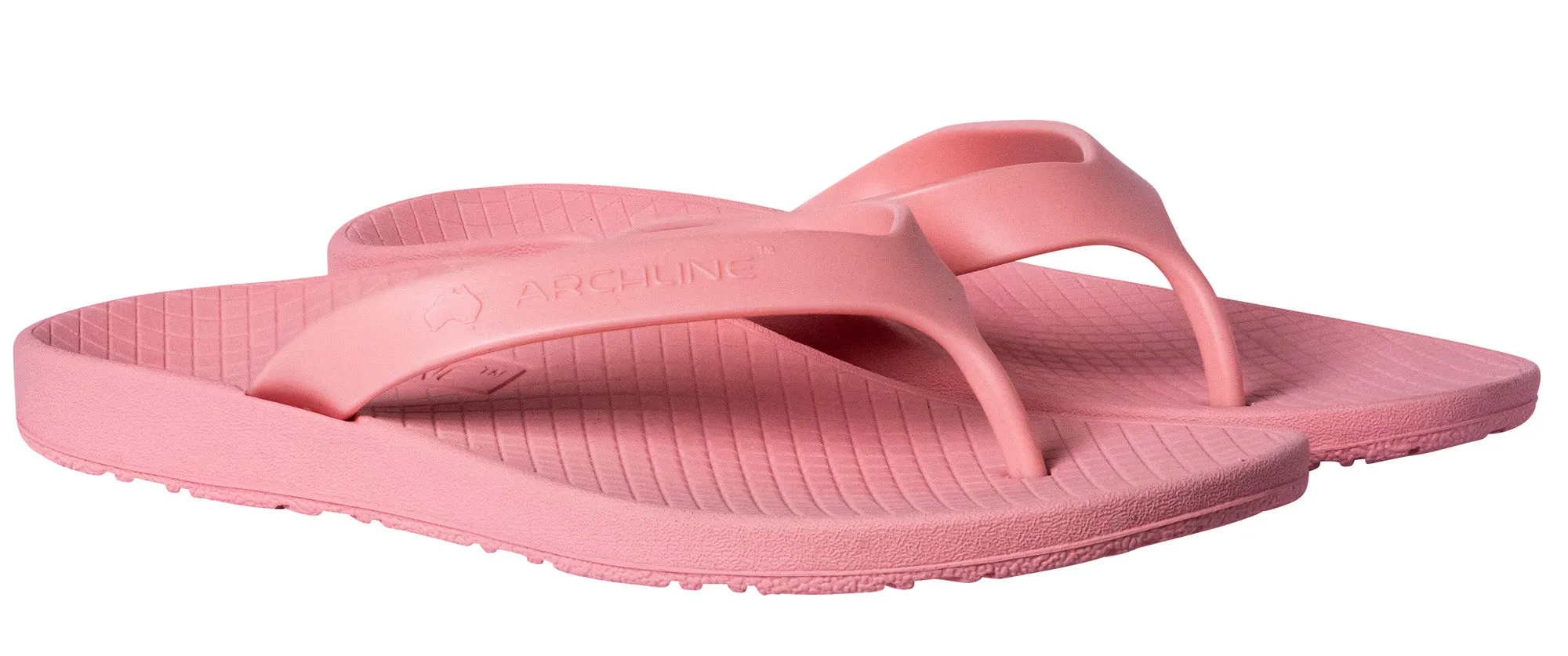 Archline Balance Orthotic Thongs - Coral Pink