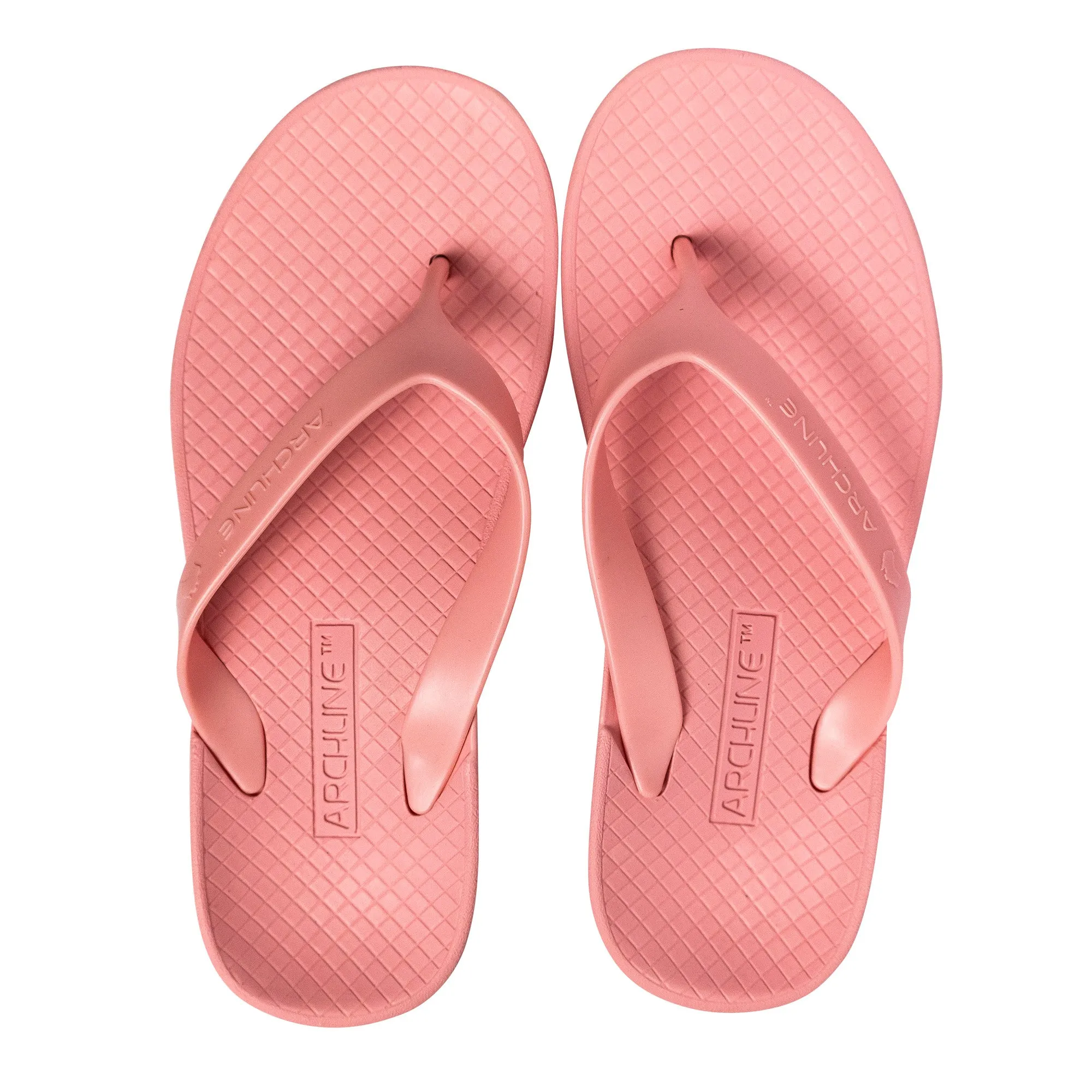 Archline Balance Orthotic Thongs - Coral Pink