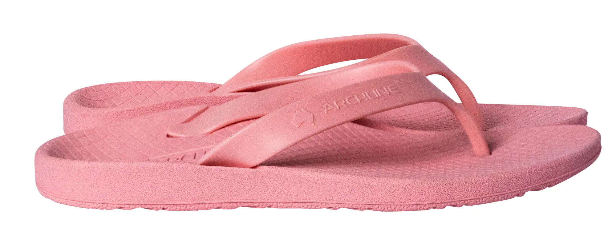 Archline Balance Orthotic Thongs - Coral Pink