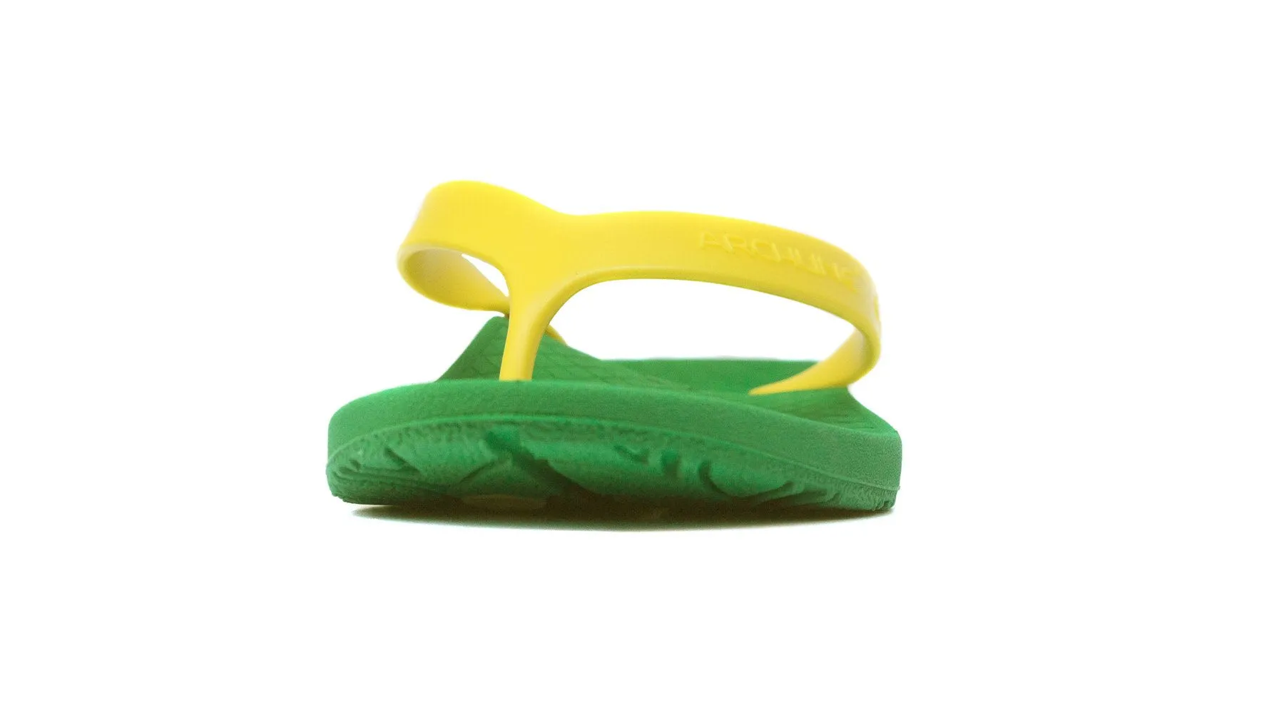 Archline Balance Orthotic Thongs - Green/Gold