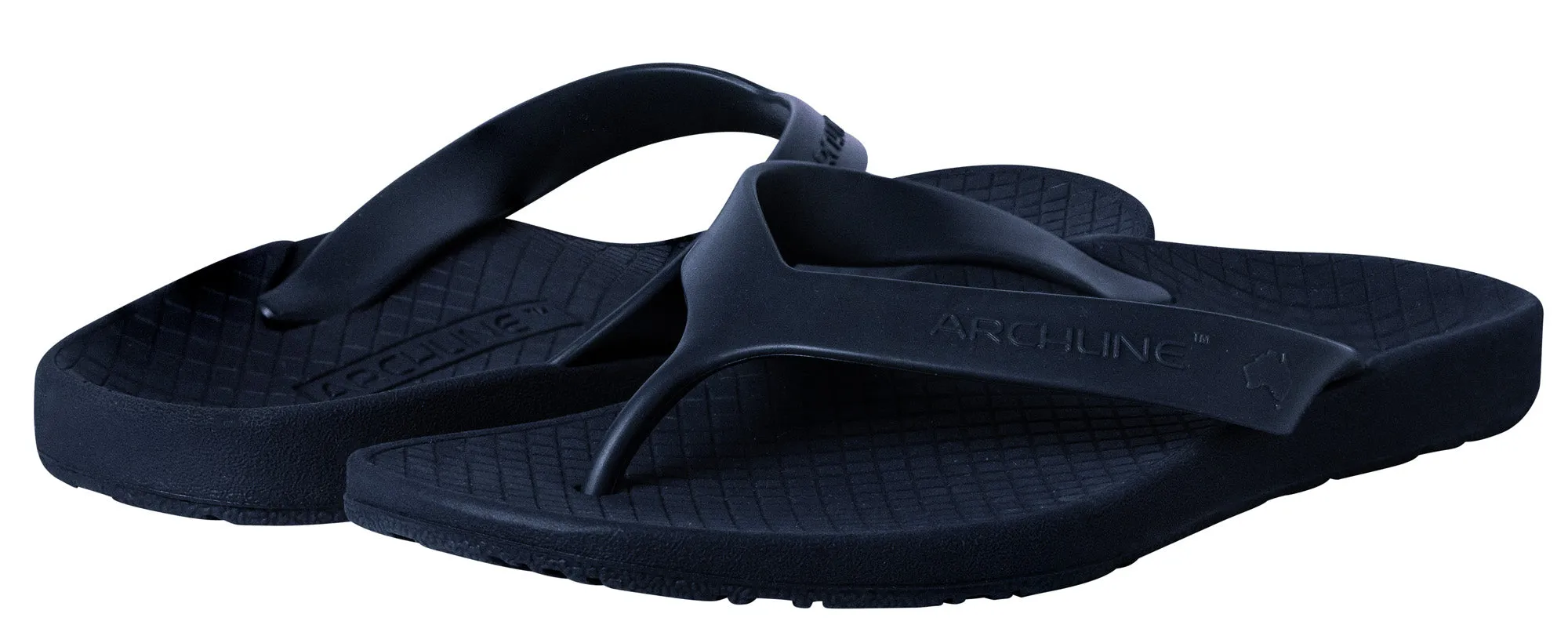 Archline Balance Orthotic Thongs - Navy