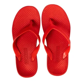 Archline Balance Orthotic Thongs - Red/Red