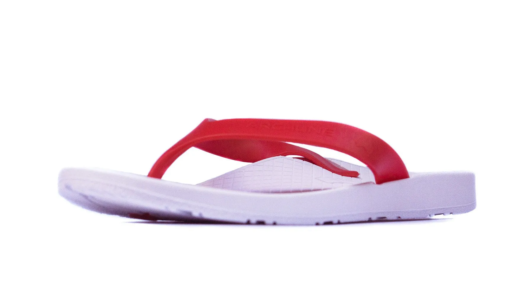 Archline Balance Orthotic Thongs - White/Red