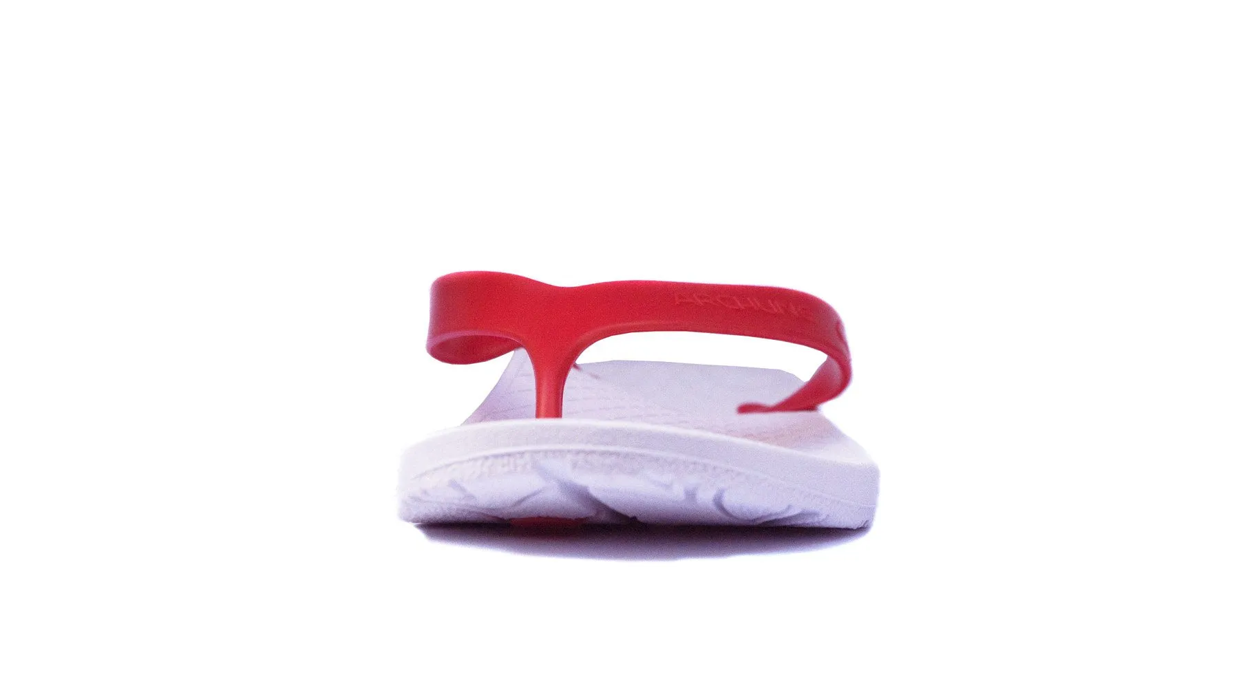 Archline Balance Orthotic Thongs - White/Red