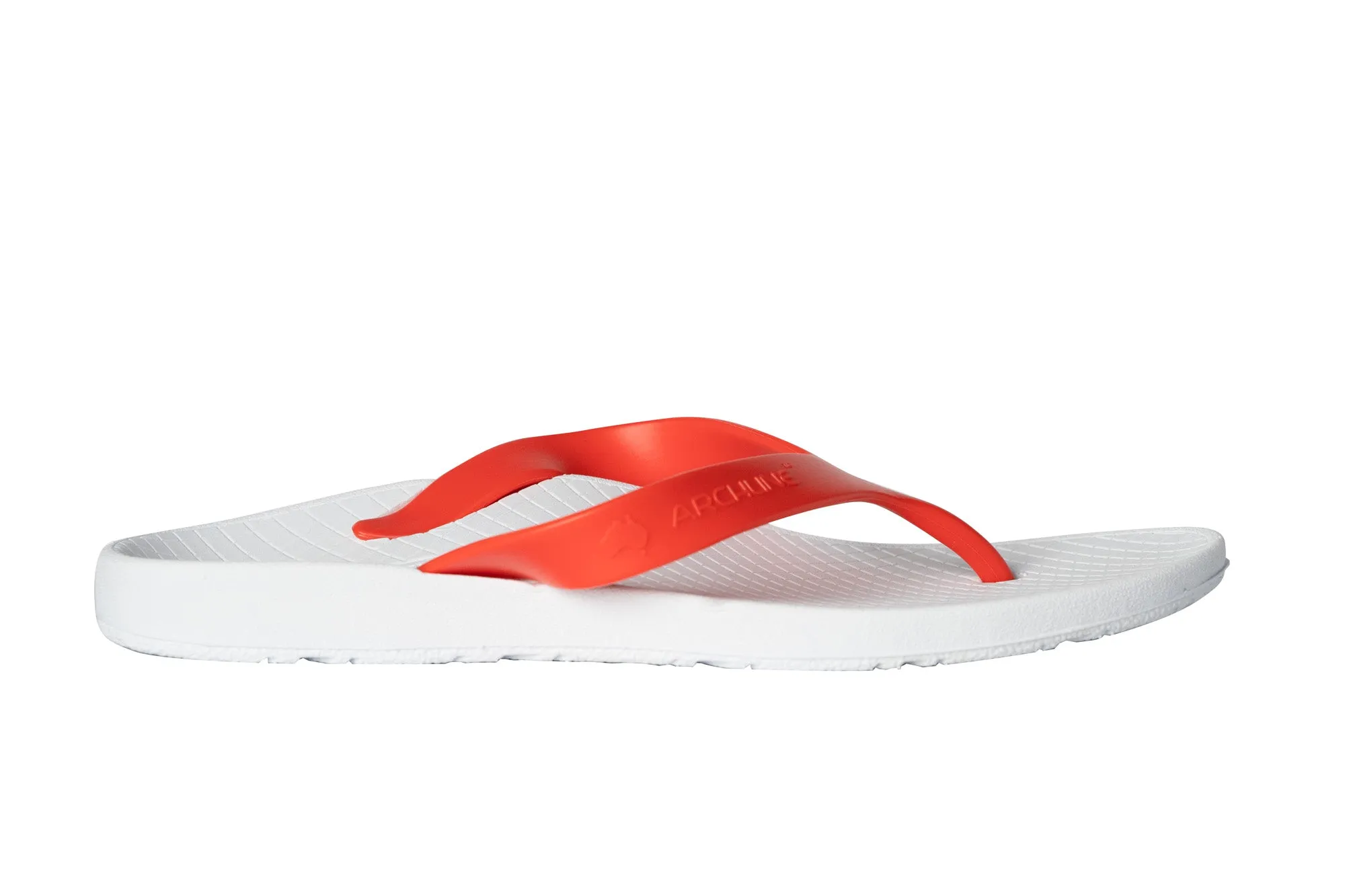 Archline Balance Orthotic Thongs - White/Red