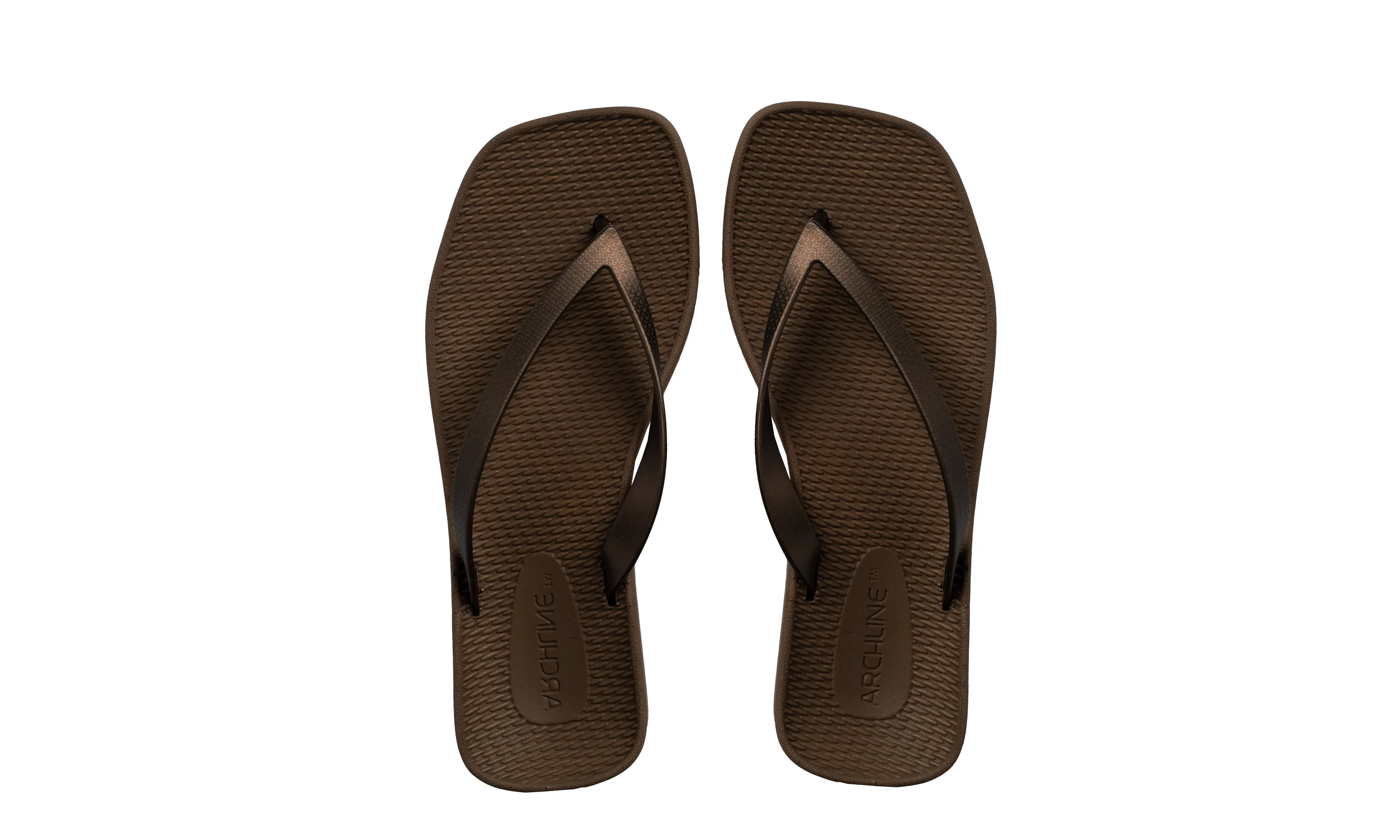 Archline Breeze Orthotic Thongs – Bronze