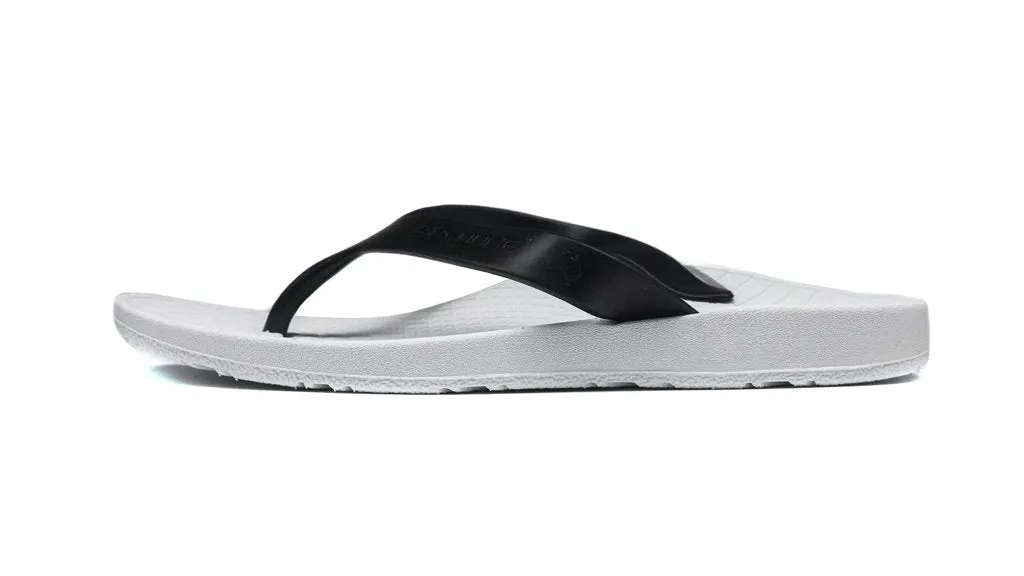 Archline Kids Orthotic Thongs – White/Black