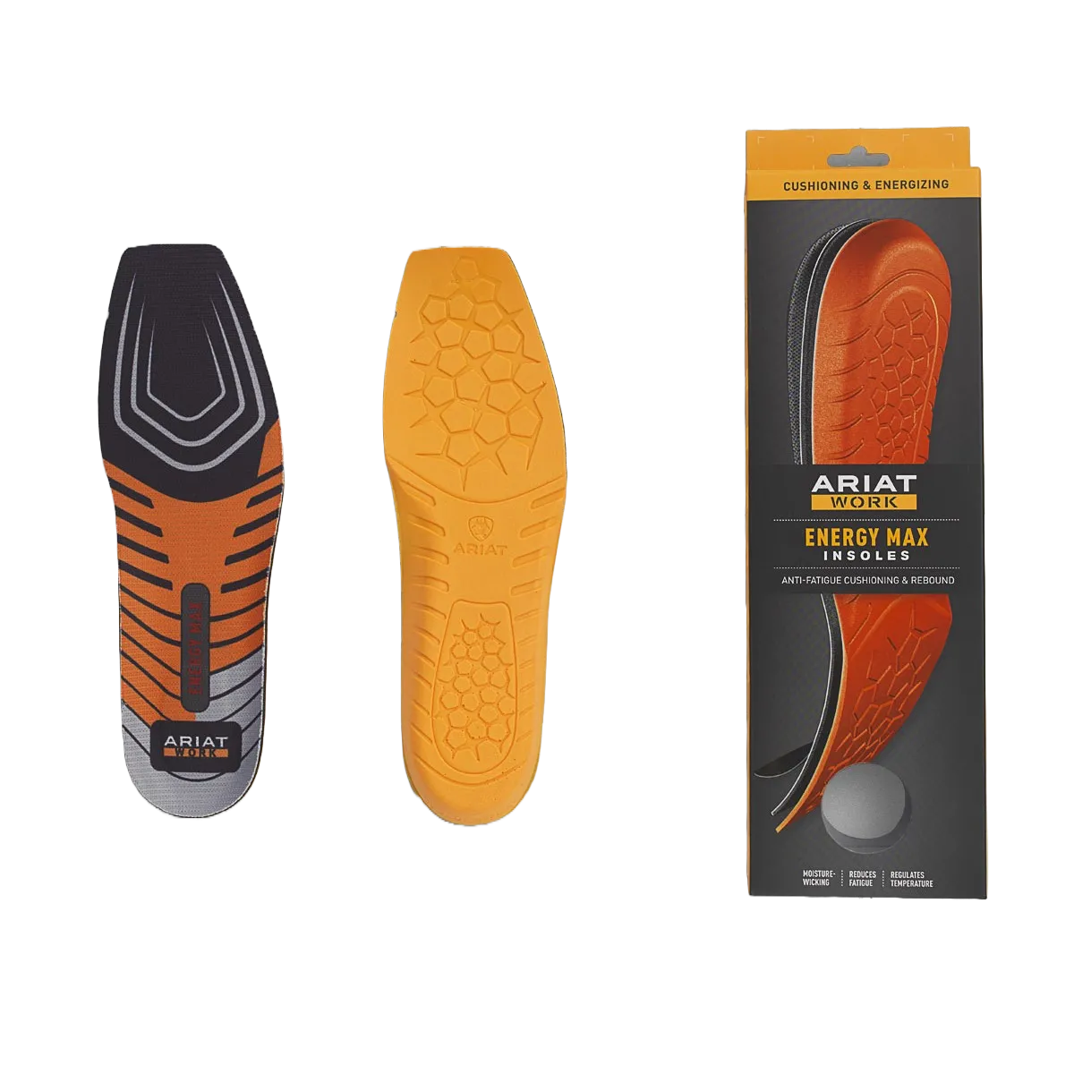 Ariat Men's Energy Max Wide Square Toe Work Insoles A10032203