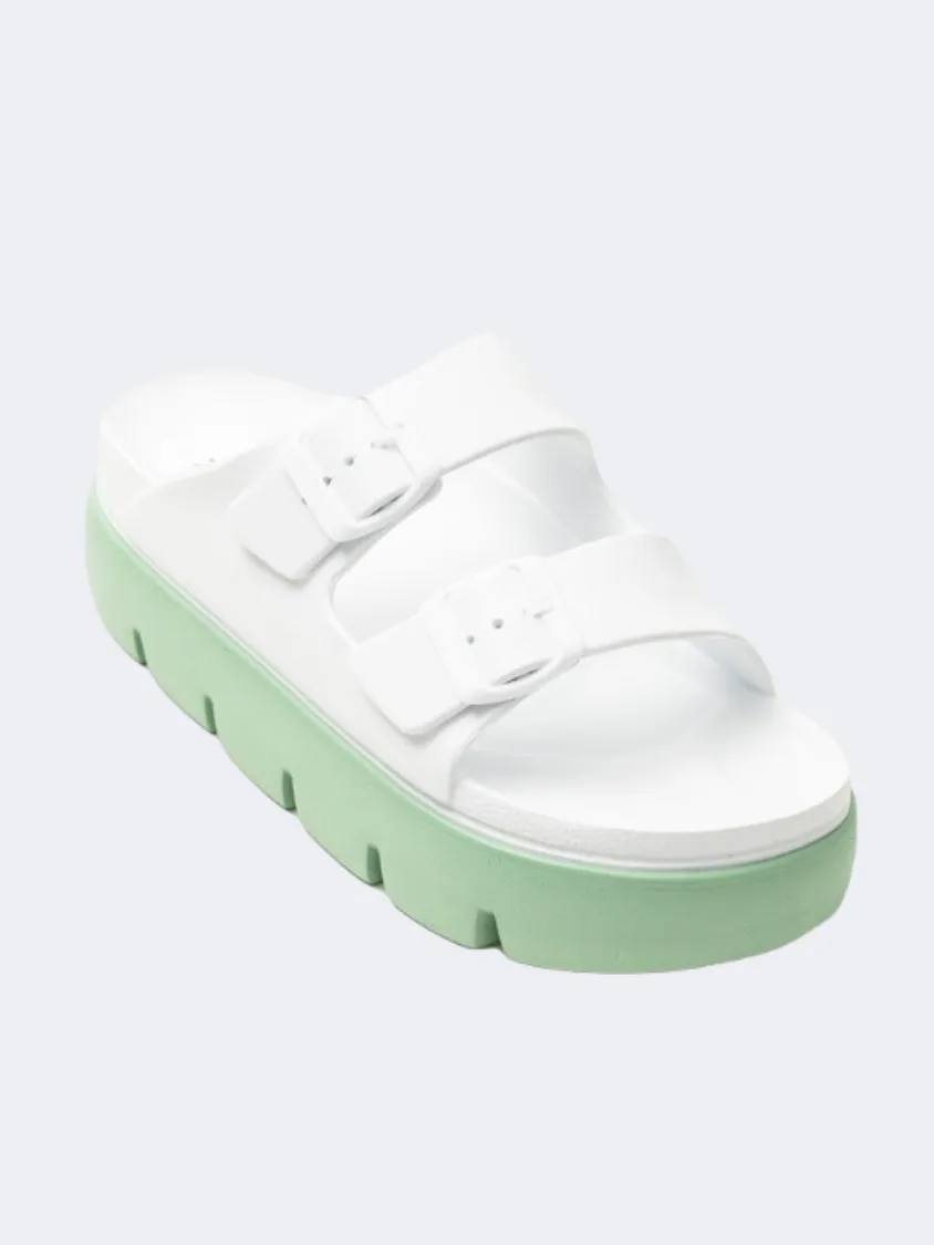 Ateneo Comfort Women Beach Slipper White Menta