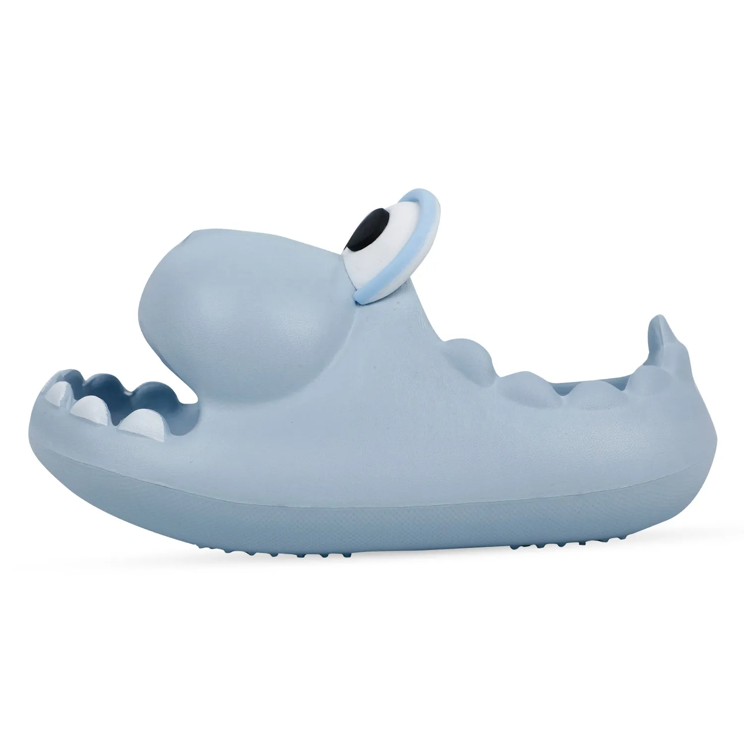 Baby Moo Crocodile Beach Slippers 3D Cartoon Sliders - Blue