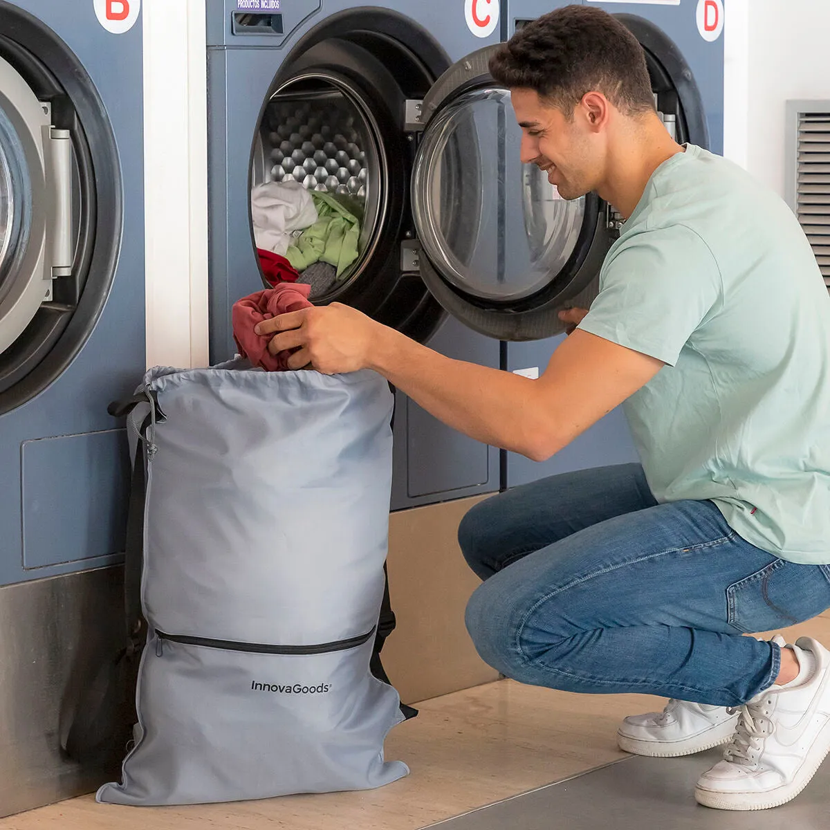 Backpack Laundry Bag Clepac InnovaGoods