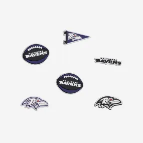 Baltimore Ravens 6 Pack Team Clog Charms