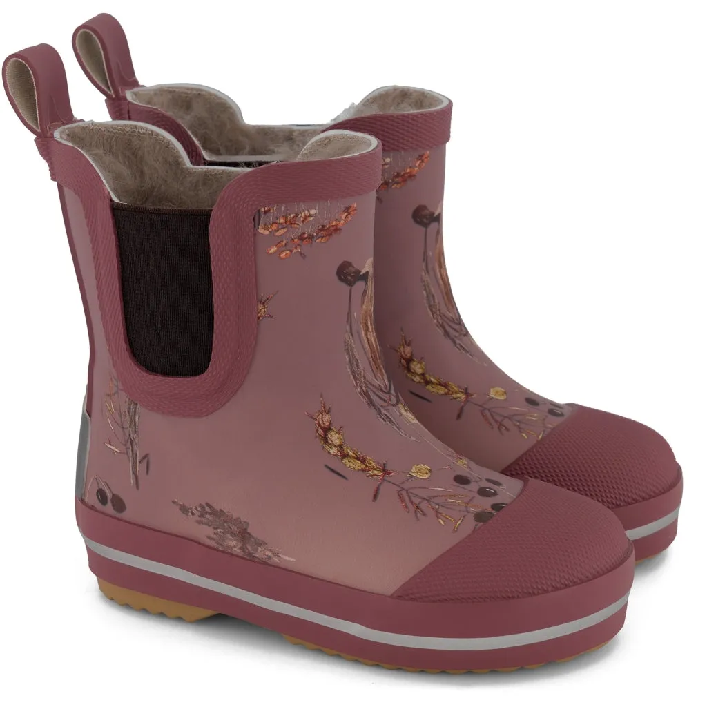 Barefoot Short Wellies - Rose Brown