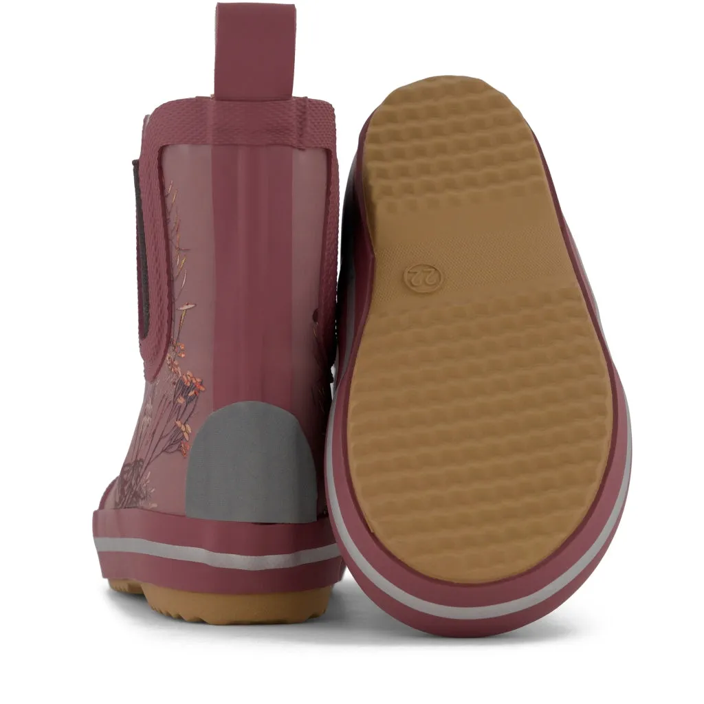 Barefoot Short Wellies - Rose Brown