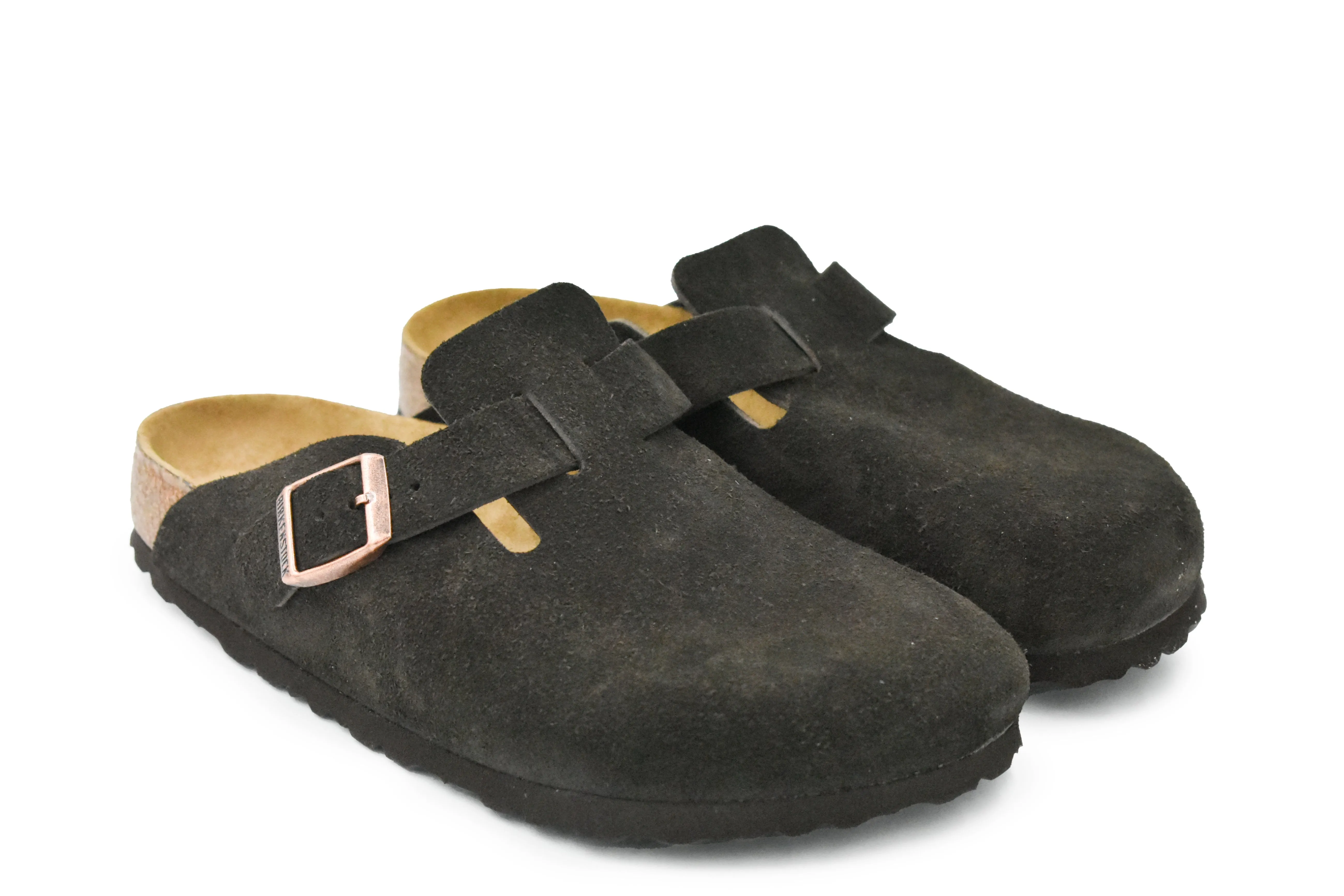 BIRKENSTOCK - BOSTON - REGULAR - SUEDE - SOFT FOOTBED