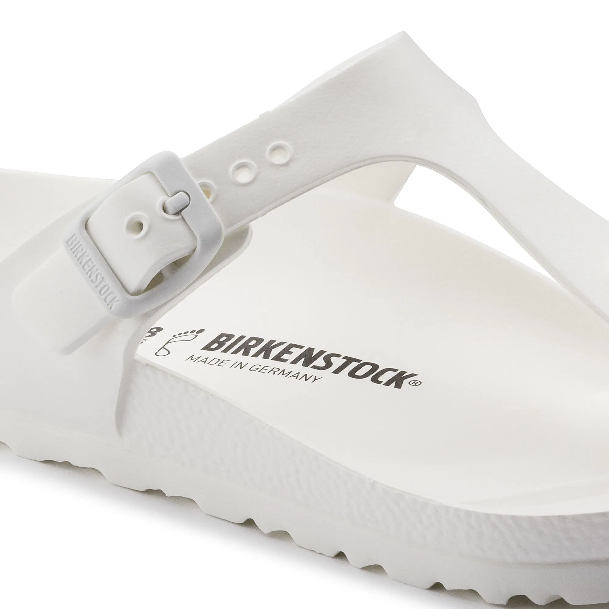 BIRKENSTOCK GIZEH ESSENTIALS WHITE EVA