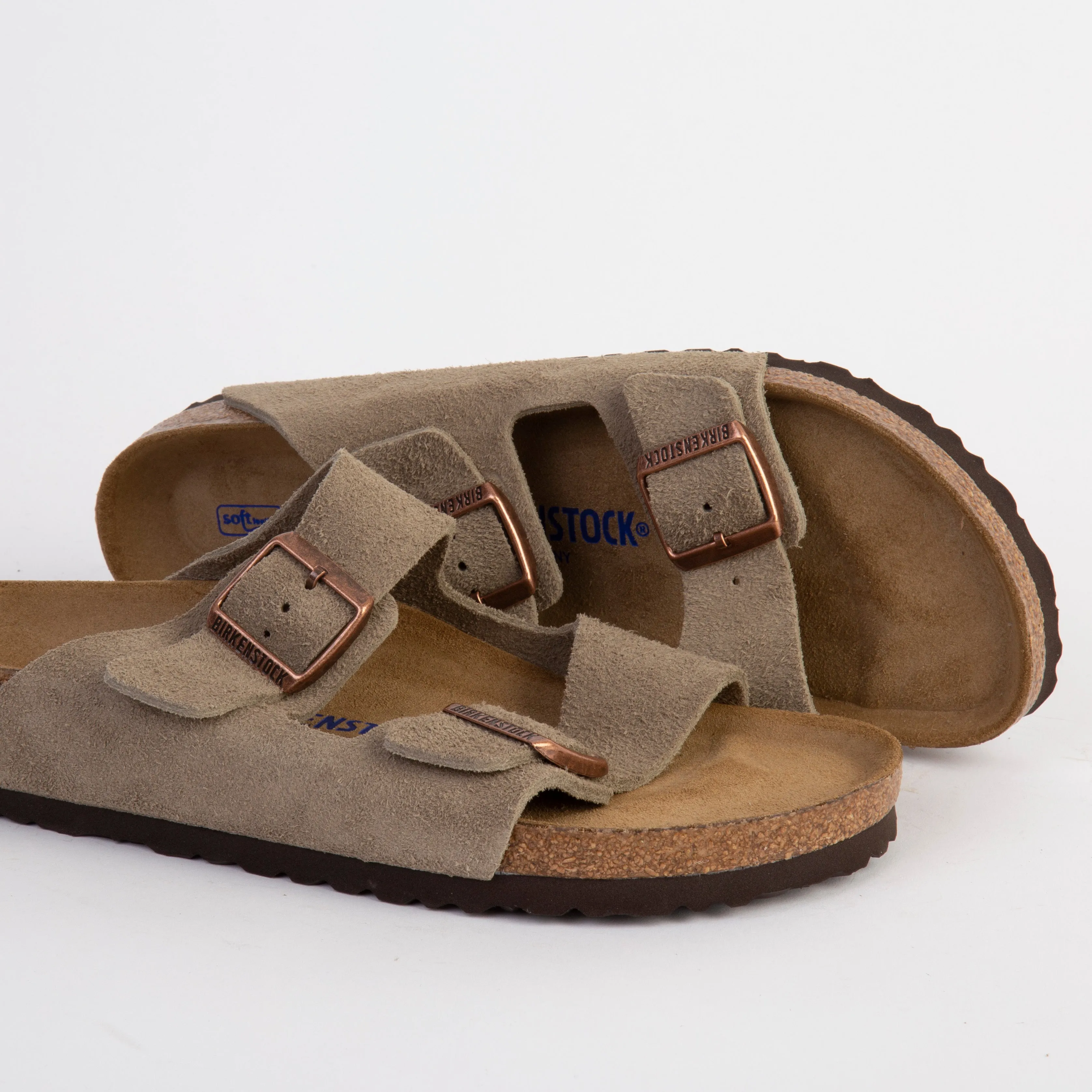 BIRKENSTOCK SANDALS - ARIZONA BS NARROW FIT - TAUPE