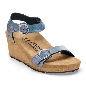 Birkenstock W Papillio Soley Ring Buckle METALLIC BLACK-NARROW