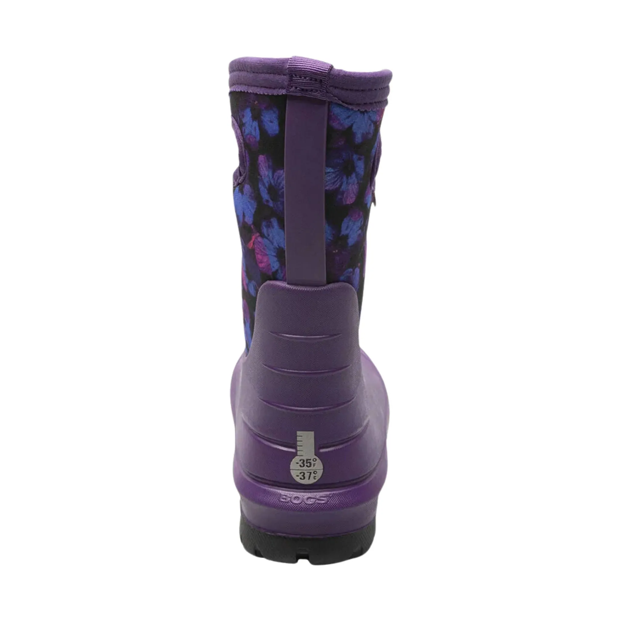 Bogs Kids' Neo Classic Petal Waterproof Winter Boots - Purple Multi