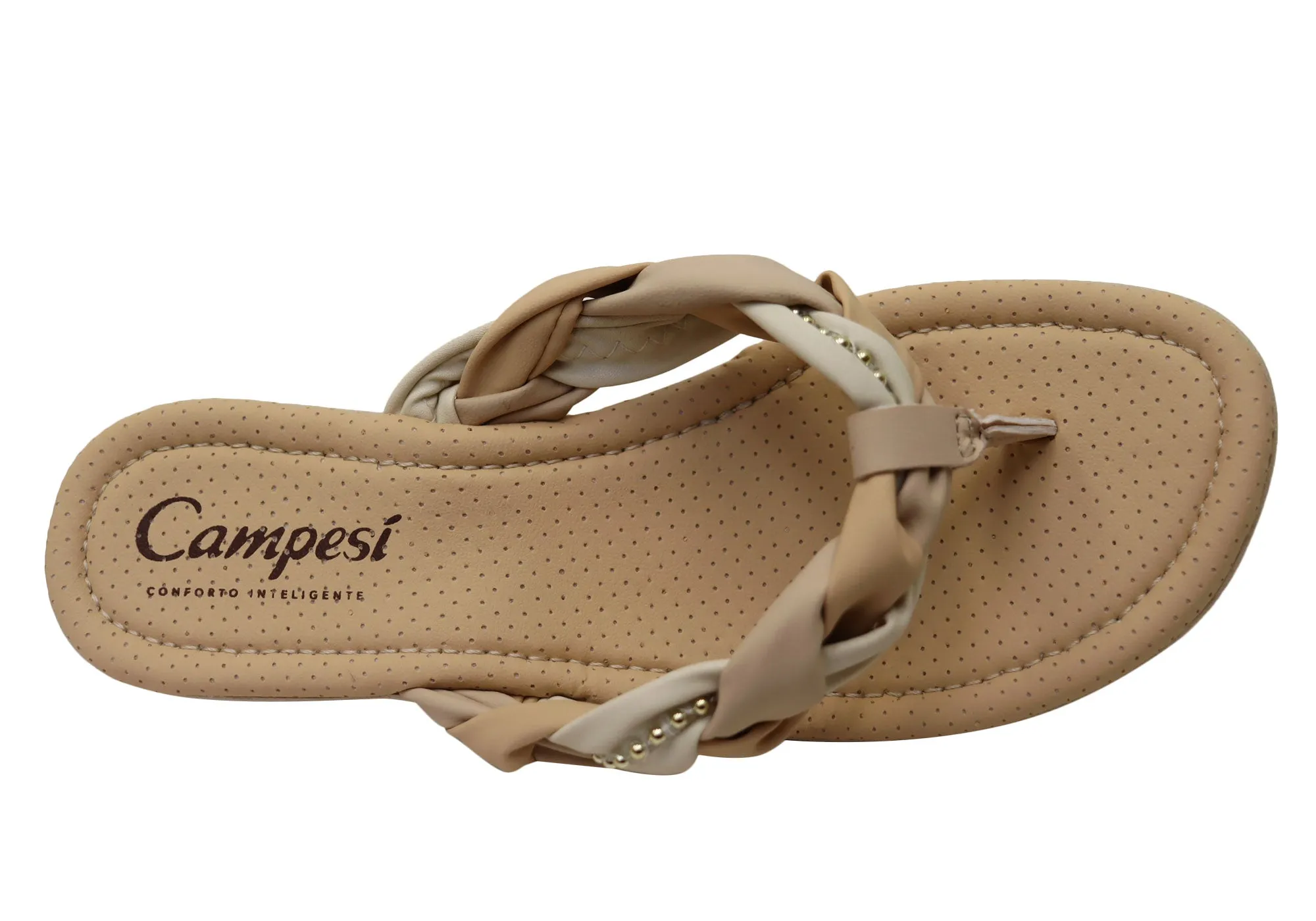 Campesi Caitlin Womens Comfortable Thongs Sandals Made In Brazil