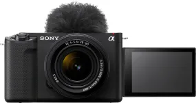 Certified Refurbished - Sony - Alpha ZV-E1 Full-frame Vlog Mirrorless Lens Camera Kit with 28-60mm Lens - Black