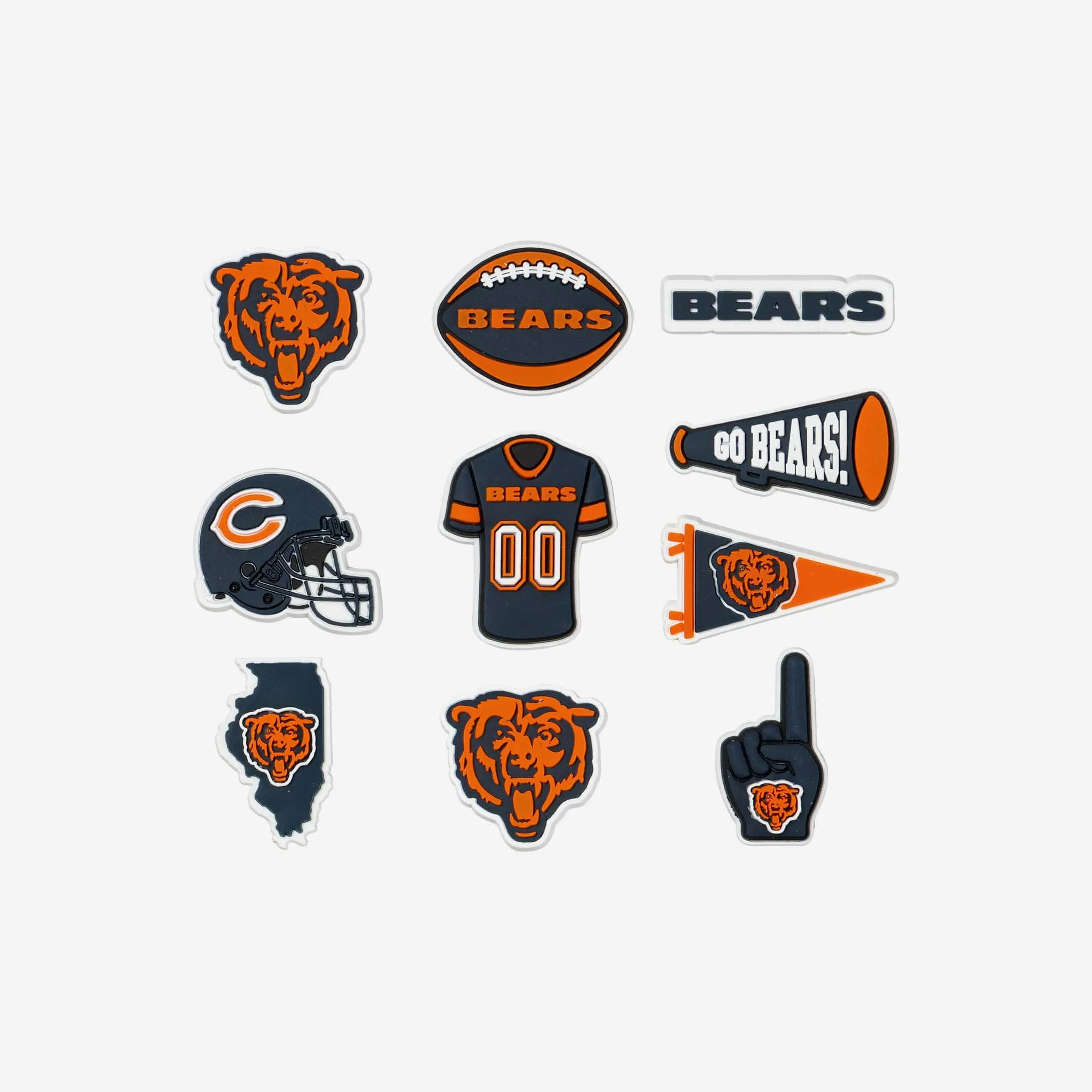 Chicago Bears 10 Pack Team Clog Charms